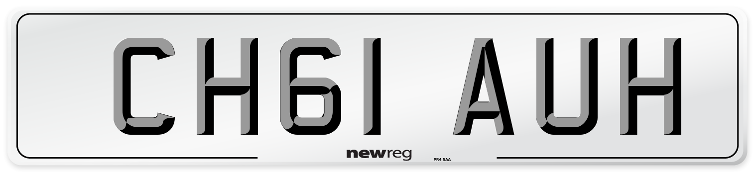 CH61 AUH Number Plate from New Reg